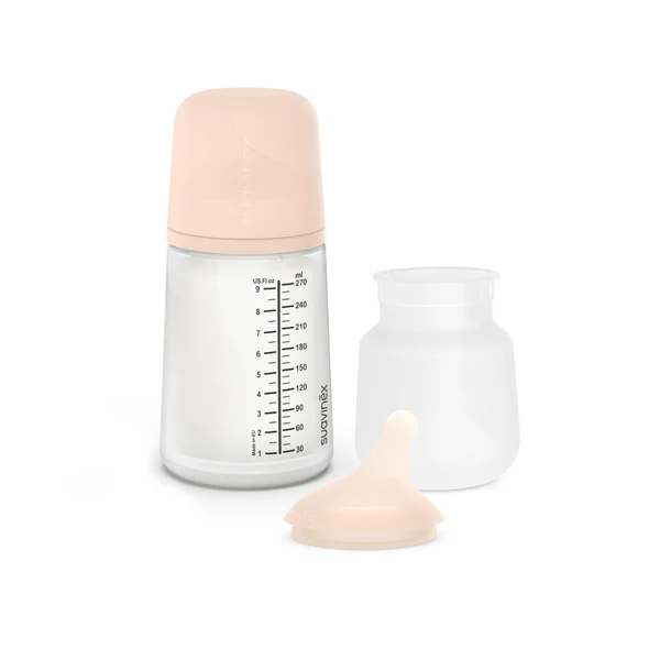 Set Biberon anti-colique Starter Zero Zero 270ml - Suavinex