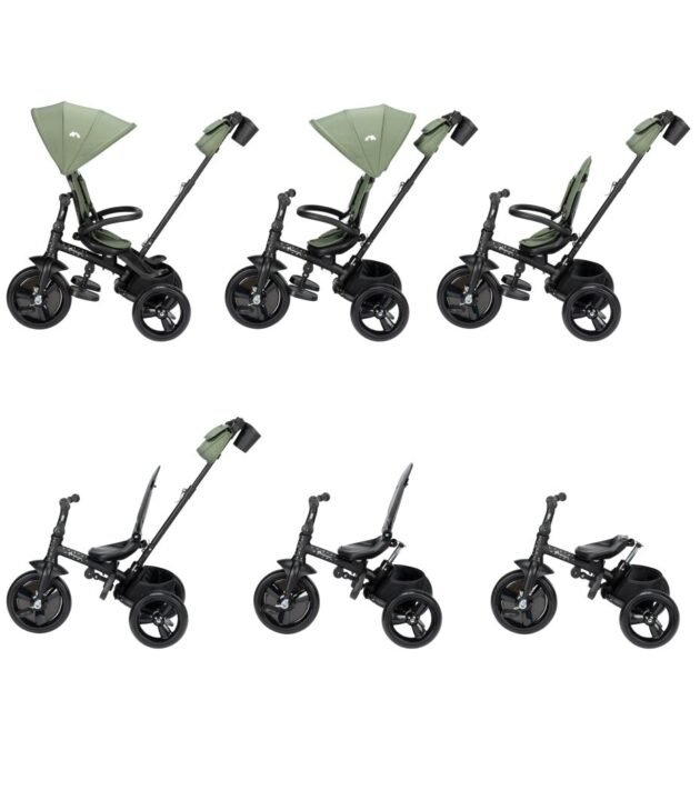 Poussette et tricycle 2en1 Windy Mineral Green - BebeConfort