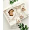 coffret de bain bébé 4 pièces assorties - bebekevi gobébé.ma coffret de bain bébé 4 pièces motif lion
