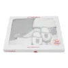 coffret de bain bébé en mousseline 4 pièces motif ours - bebekevi maroc