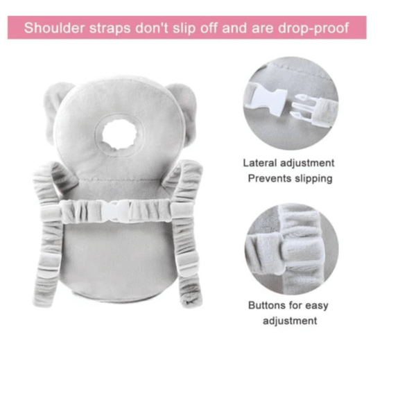 antichoc bébé motif éléphant gris– bebekevi maroc