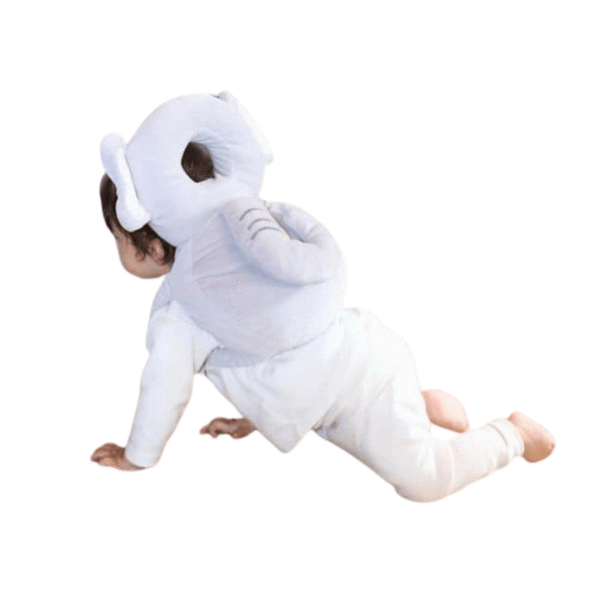 antichoc bébé motif éléphant gris– bebekevi maroc