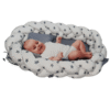 coussin bébé tressé avec oreiller 80 x 45 cm - bebekevi maroc.