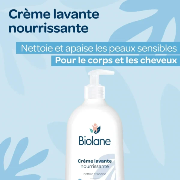 creme-lavante-nourrissante-750ml Crème lavante nourrissante 750ml - Biolane