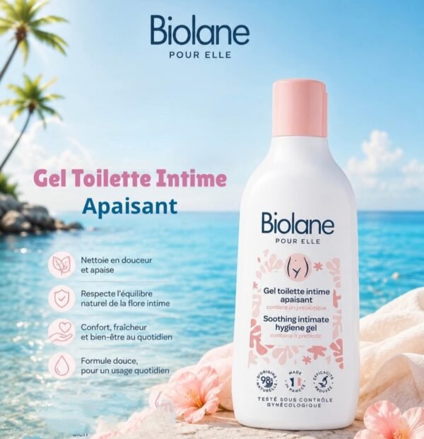 Gel apaisant toilette intime 200ml - Biolane