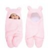 nid d'ange bébé en coton doux maroc rose 1 nid d'ange bébé en coton doux - bebecix maroc