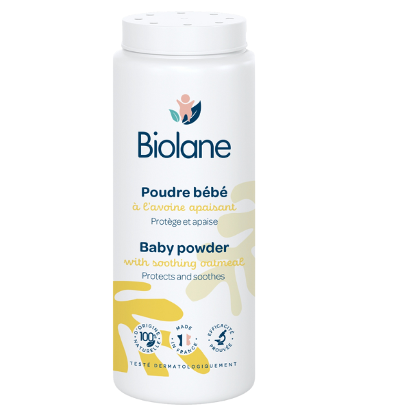 profil poudre bébé à l'avoine apaisante 75g - biolane Poudre bébé à l'avoine apaisante 75g - Biolane
