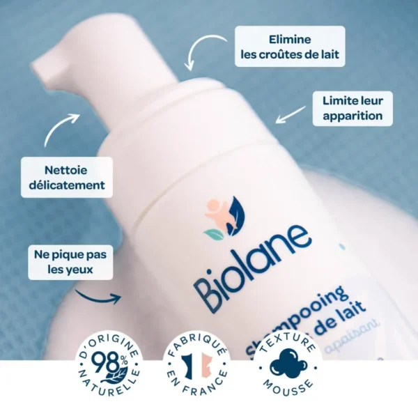 Shampoing anti croûte de lait 150ml - Biolane