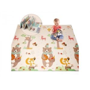 Tapis de jeu réversible en mousse XPE 180 x 200 x 1.5 cm - HEYUAN