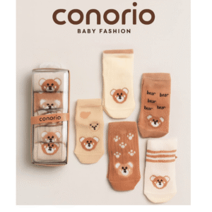 lot de 5 chaussettes baby fashion – conorio gobébé.ma