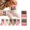 lot de 5 chaussettes love dad-mum – Canorio maroc