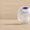 Lansinoh_nouveau_tire-lait_gobebe.ma Tire-lait double mains libres compact simple – Lansinoh