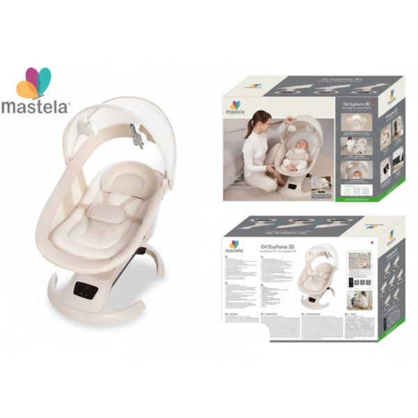 balancelle électrique 3en1 - mastela beige maroc Balancelle électrique Lullaby Obrit 3en1 - Mastela