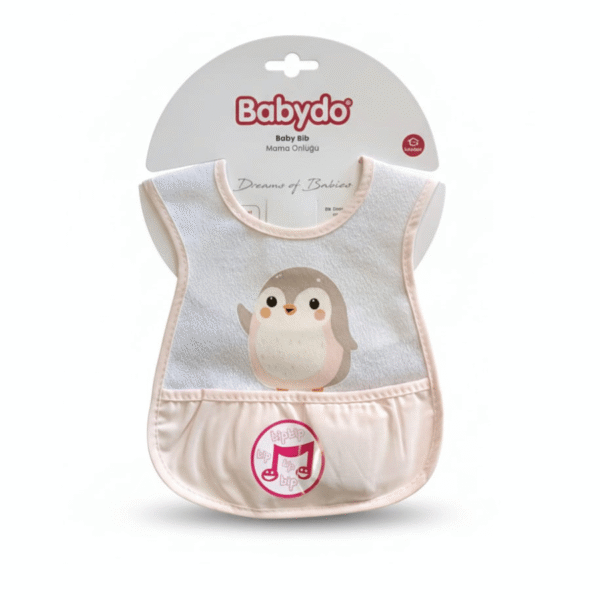Bavoir bébé "Boby Bib" motif pingouin - Babydo