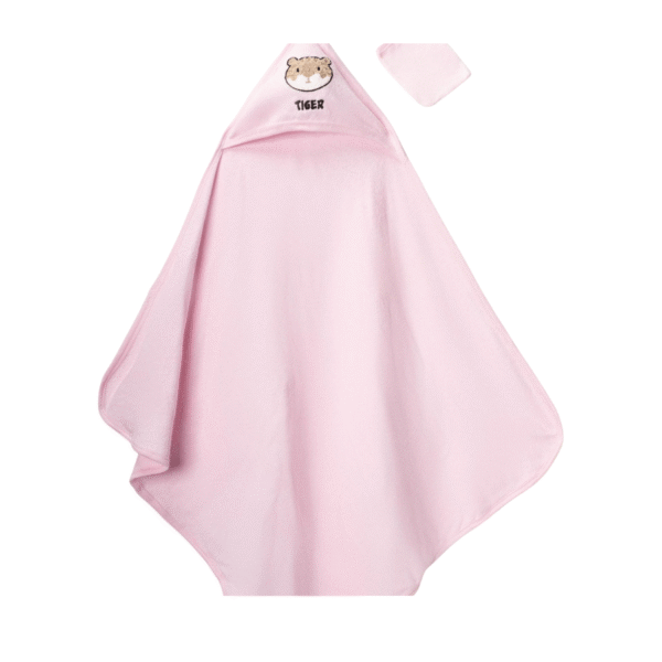 cape de bain avec gant motif tigre - gulunce baby maroc