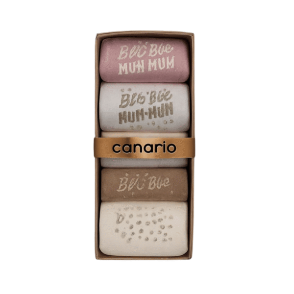 lot de 5 chaussettes bébé – canari gobébé.ma