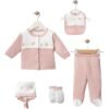 coffret Bébé 0-3mois 5 pièces confortables rose - baby turp maroc Coffret Naissance Bébé 0-3mois 5 Pièces - Baby Turp