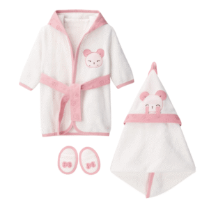 coffret de bain 3 pièces pour fille - eke baby gobébé.ma
