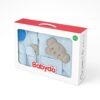_coffret de bain bleu confortable et élégant 5 pièces - babydo gobébé.ma coffret de bain bébé 5 pièces éléphant - babydo gobébé.ma