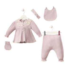 coffret naissance fille 0-3mois 5 pièces - mini zeyn maroc