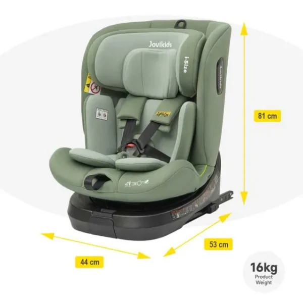 Siège auto 0-1-2-3 (0-36kg) Ranger TT Isofix rotatif 360° - Jovikids