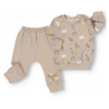 ensemble garçon 2 pièces dino beige - aybus baby maroc ensemble garçon 2 pièces pull dino et pantalon - aybus baby gobébé.ma