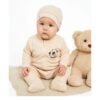 ensemble grenouillère + bonnet unisexe en coton - aybus baby maroc
