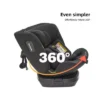 Siège auto 0-1-2-3 (0-36kg) Ranger TT Isofix rotatif 360° - Jovikids