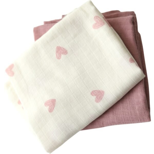 lot de 2 couvertures confortable en coton doux
