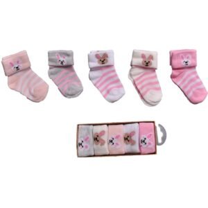 lot de 5 chaussettes bébé 0 à 6 mois – canari