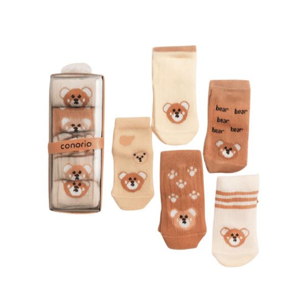 lot de 5 chaussettes baby fashion – conorio gobébé.ma