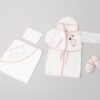 coffret de bain fille 4 pièces motif chat - Bebekevi gobébé.ma