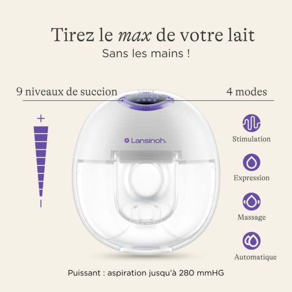 tire-lait mains libres compact simple – lansinoh maroc Tire-lait double mains libres compact simple – Lansinoh