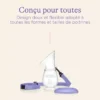Tire-Lait Manuel en Silicone –  Lansinoh