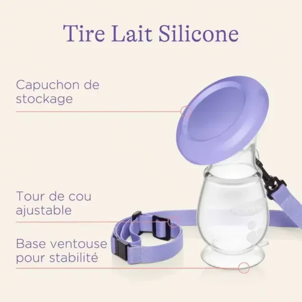 Tire-Lait Manuel en Silicone –  Lansinoh