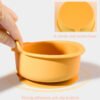 bowl bébé souple maroc Bol en silicone avec fourchette et cuillère pour bébé