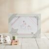 Cape de bain bébé 100 x 100 cm motif cygne - Naf Naf