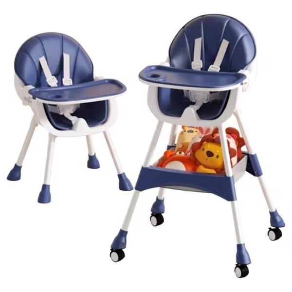 chaise haute cy8 5 en 1 bleu gobebe.ma Chaise haute CY8 évolutive et polyvalente 5 en 1