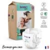 couches bambo nature taille 6 (16 kg+ ) 2à unités maroc confort et douceur couche bambo maroc