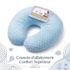 coussin d’allaitement – confort supérieur pour maman et bébé bleu maroc coussin d’allaitement bien rembourré maroc