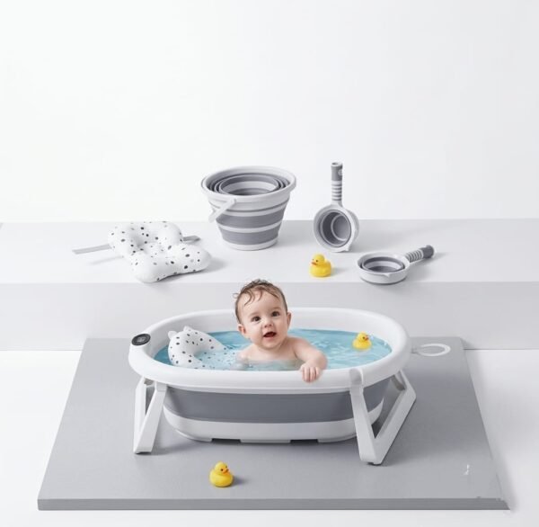 kit baignoire complet pliable et portable 4 en 1 gobebe gobebe.ma kit baignoire complet et pliable maroc