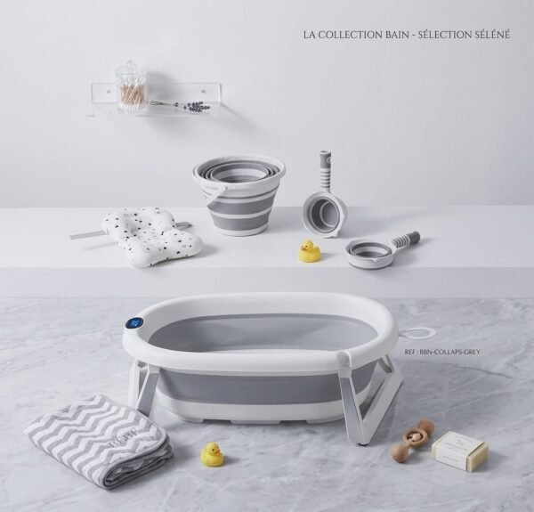 kit baignoire complet pliable et portable 4 en 1 gobebe.ma kit baignoire portable baby et pratique
