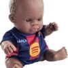 Poupée Bébé avec Tenue Football Officielle Barcelone 21 cm – Miniland