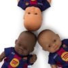 Poupée Bébé avec Tenue Football Officielle Barcelone 21 cm – Miniland