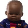 Poupée Bébé avec Tenue Football Officielle Barcelone 21 cm – Miniland
