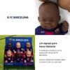 Poupée Bébé avec Tenue Football Officielle Barcelone 21 cm – Miniland