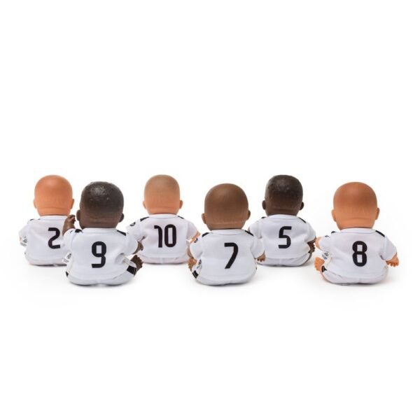 Poupée Bébé avec Tenue Football Officielle Real Madrid 21 cm – Miniland