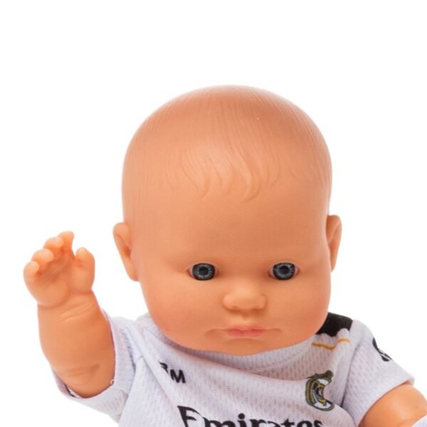 Poupée Bébé avec Tenue Football Officielle Real Madrid 21 cm – Miniland