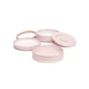 2 assiettes alimentaires nomade Rose bentoo - suavinex maroc