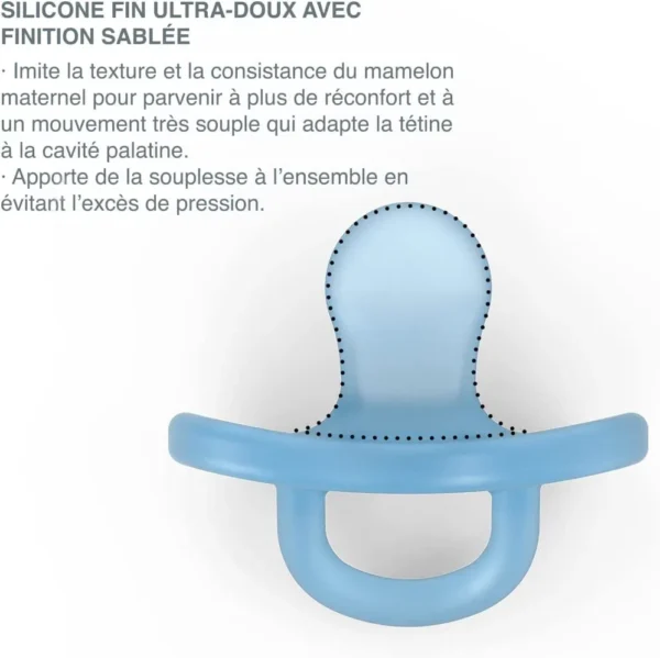 suavinex-sucette-anatomique-sxpro-bleu-gobebe-ma Sucette en silicone Sx Pro 0-6m bleue - Suavinex
